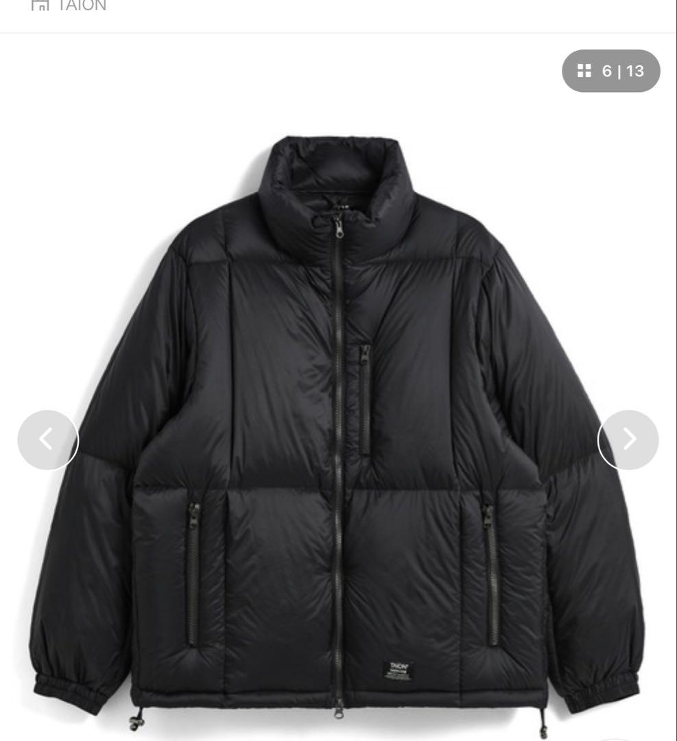 TAION タイオン　ワーク Wジップ ボリュームダウンジャケット