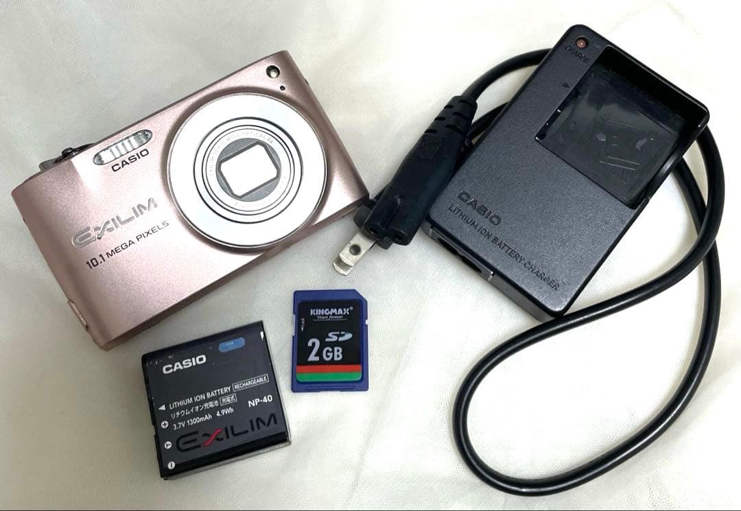CASIO EXILIM EX-Z300 ピンク コンデジ 充電器 SDカード付