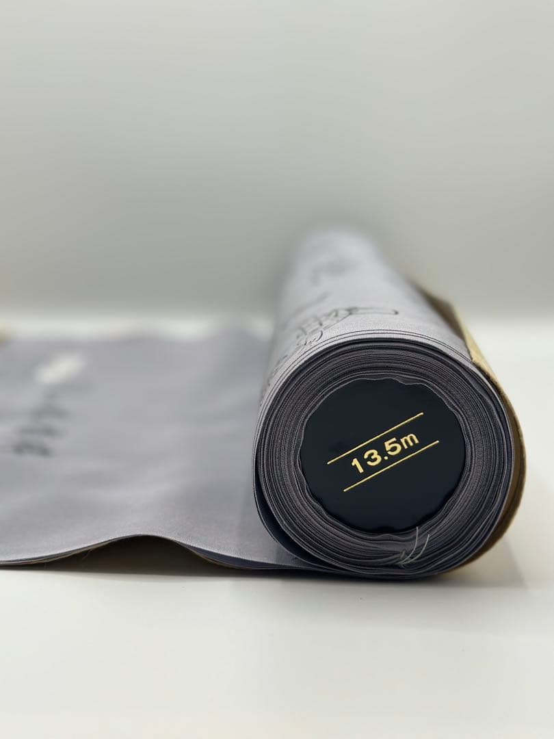 高級御長襦袢　保管品　反物　未仕立て　絹100% 生地　グレー　鳥獣戯画 正絹