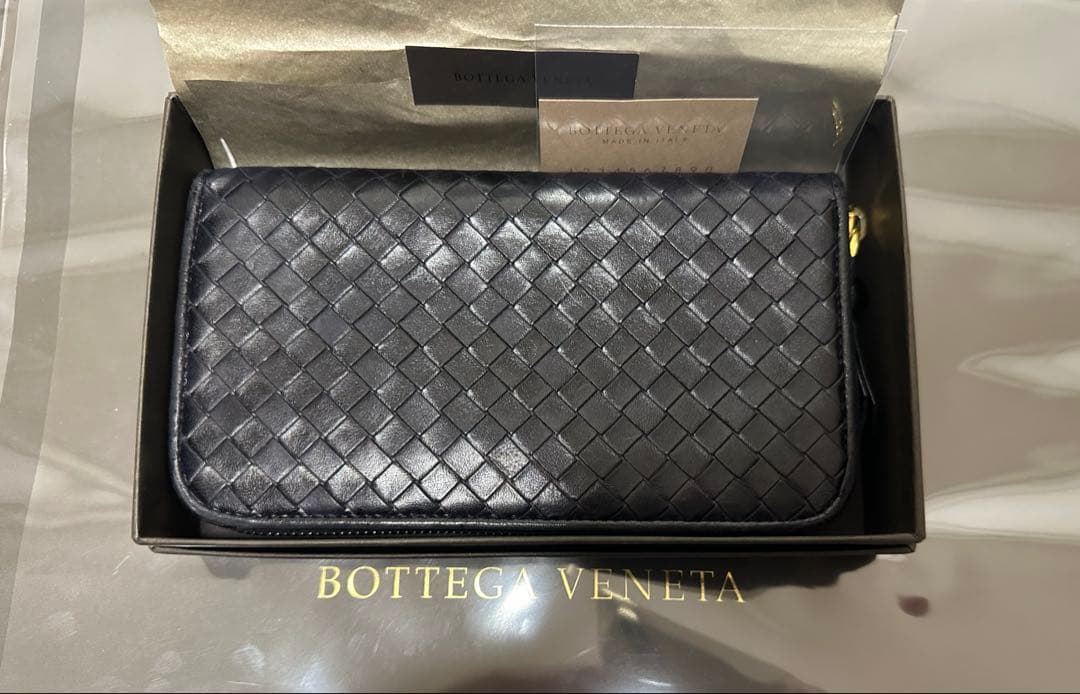 【本体のみ】ボッテガヴェネタ ラウンドファスナー/ラム/黒/3️⃣✨✨✨