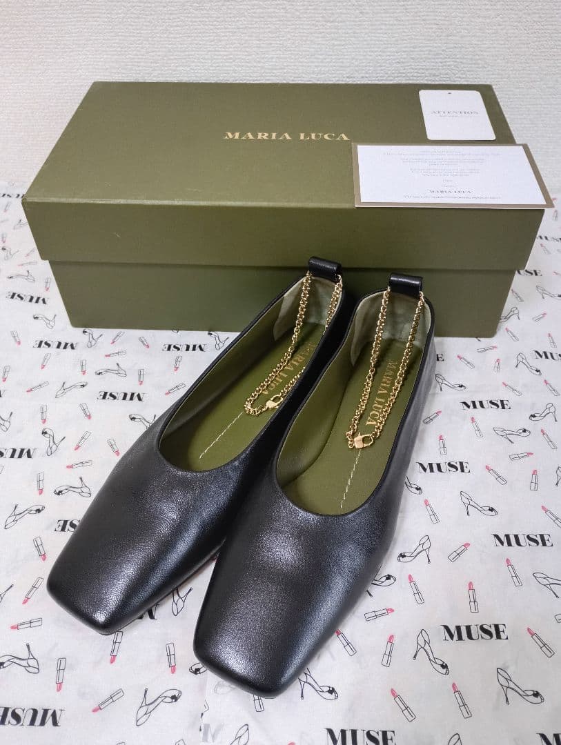 未使用MARIA LUCAマリア ルカAugusta Ballet Flat36