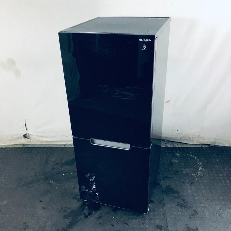 ★送料・設置無料★ 中古 2ドア冷蔵庫 シャープ (No.4468)