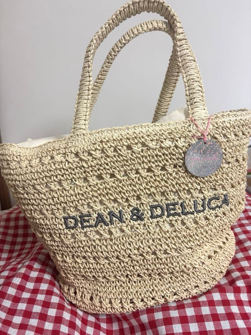 【最終値下‼️】DEAN & DELUCA クロッシェバスケットバッグ　Mサイズ