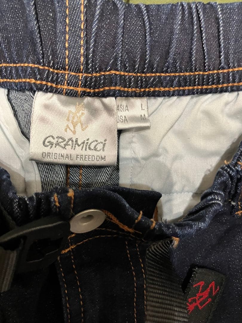 グラミチ　パンツ2本セット　オリーブ デニム