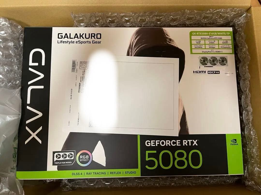 グラフィックボード・グラボ・ビデオカード GALAKURO GeForce RTX 5080