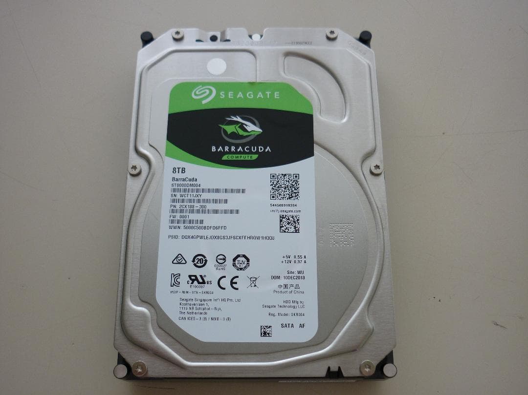 と*も様 ジャンク品 Seagate 8TB HDD ST8000DM004 #