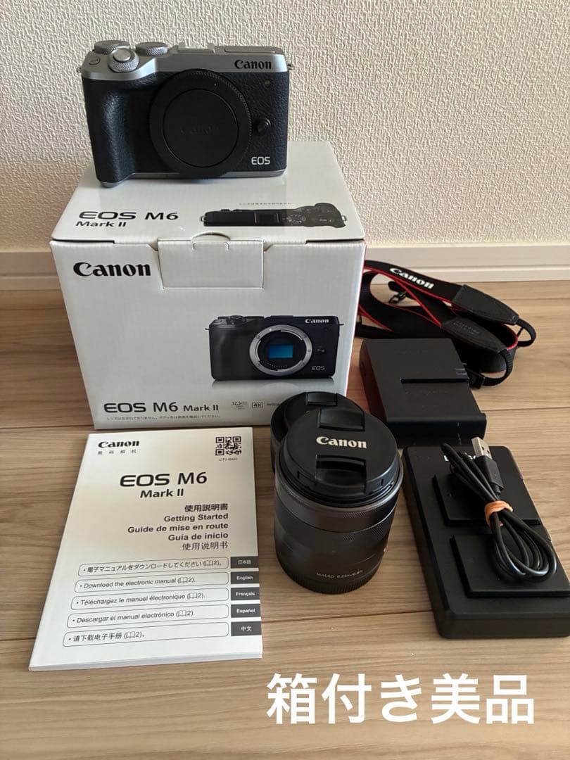 Canon EOS M6 Mark II レンズ、付属品セット