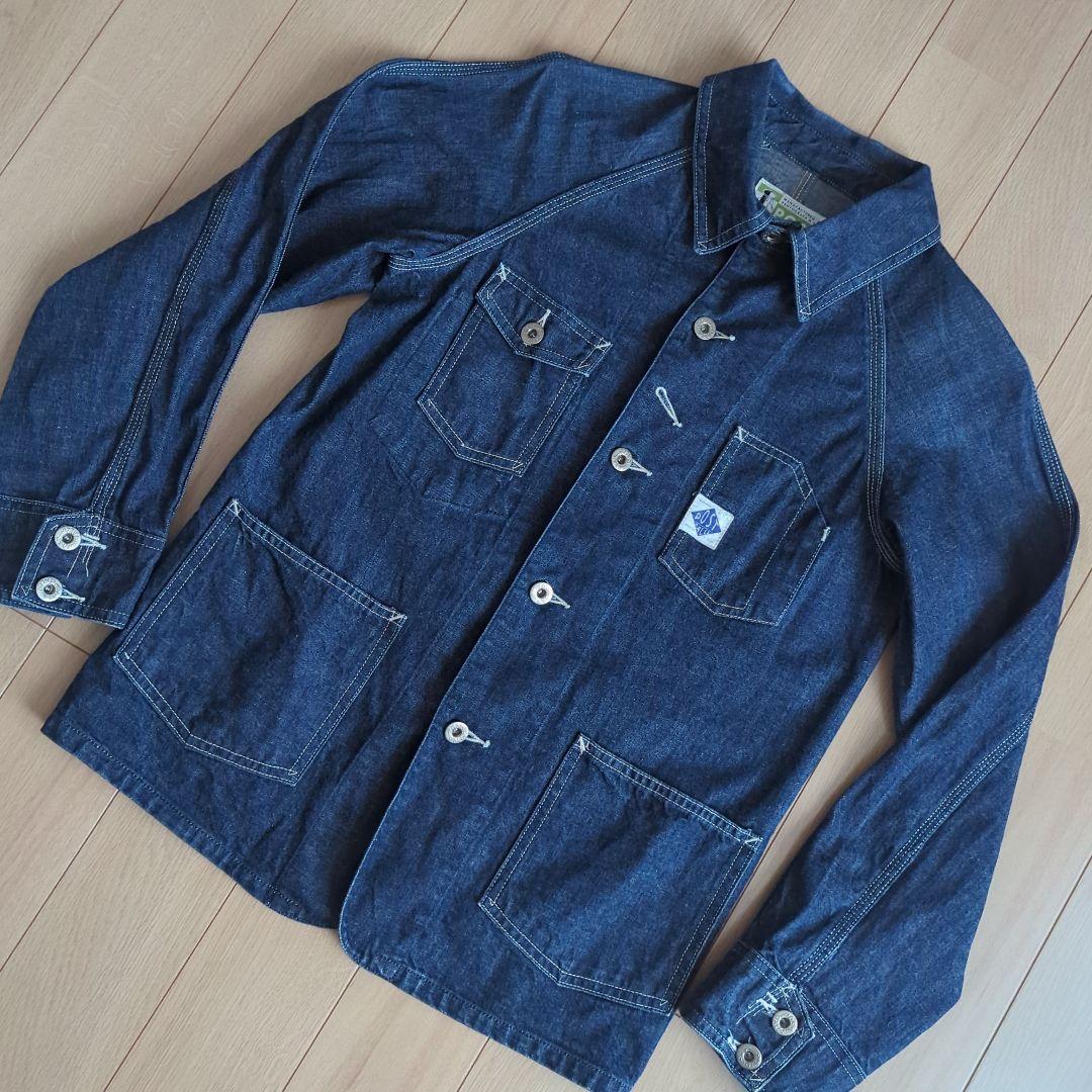 POST OVERALLS カバーオール S ポストオーバーオールズ デニム