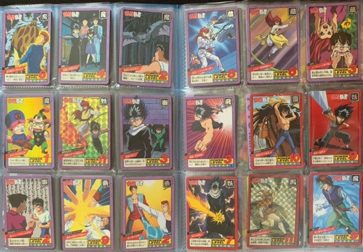 カードダス スーパーバトル　幽遊白書　67枚セット