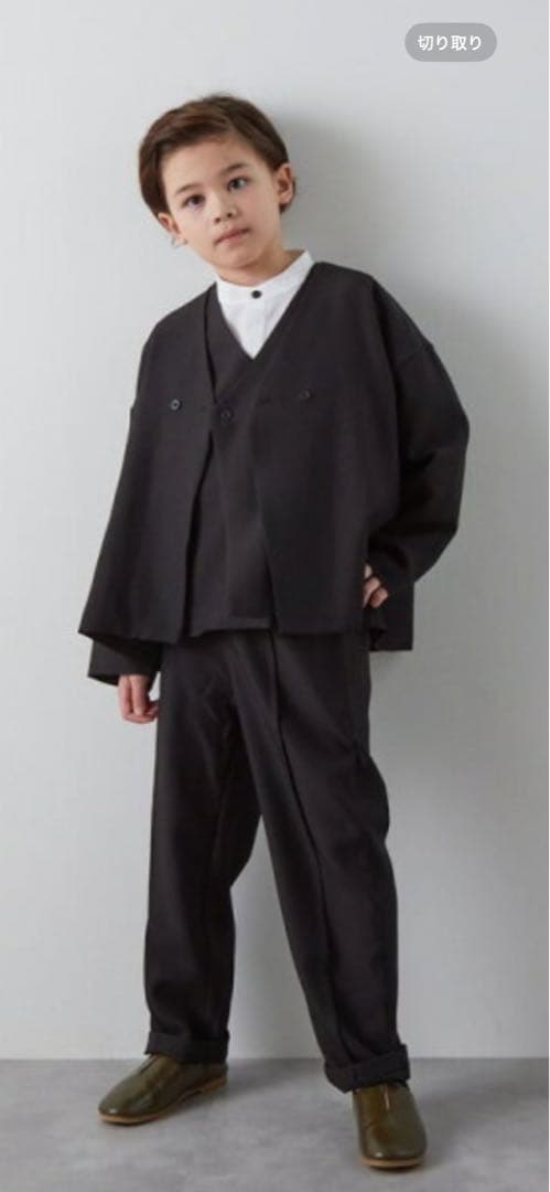 riziere セットアップ　キッズ　150 男の子　シャツ付き