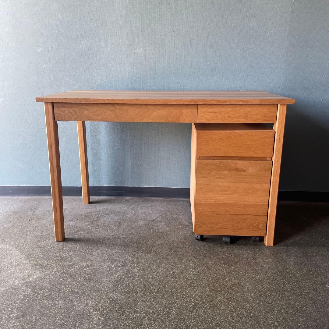 無印良品　デスク　タモ材　机のみ