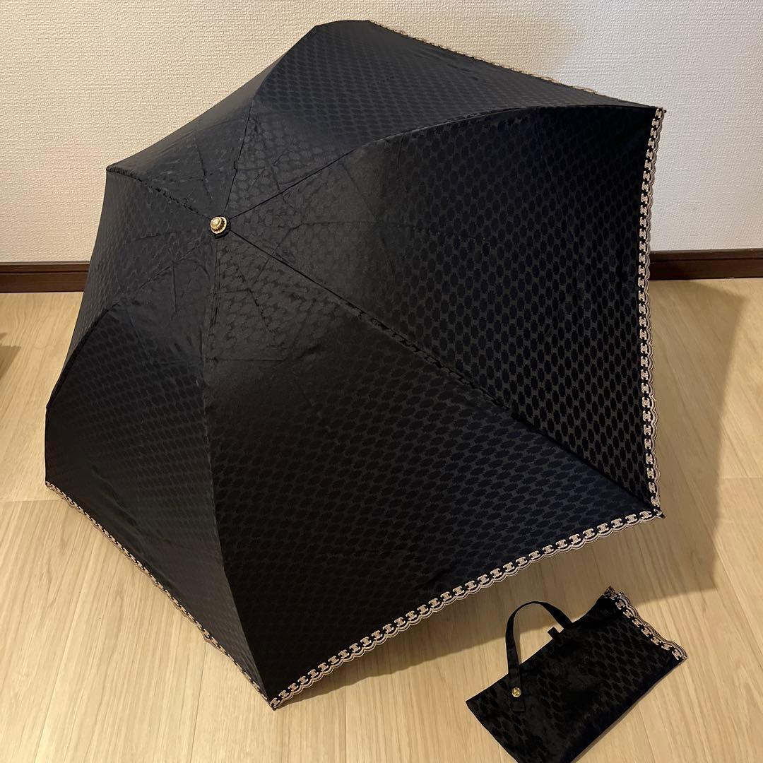 セリーヌ　折りたたみ日傘　ケース付き