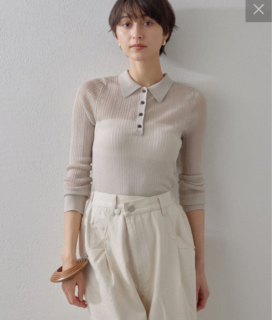 Whim Gazetteウィムガゼット【THE PAUSE】 シアーポロニット