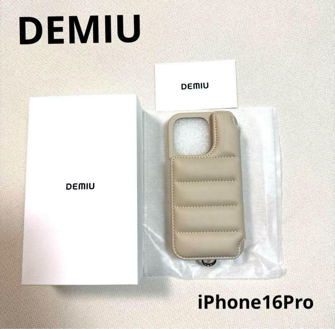 新品 DEMIU BALLON iPhone16pro デミュウ　ベージュ