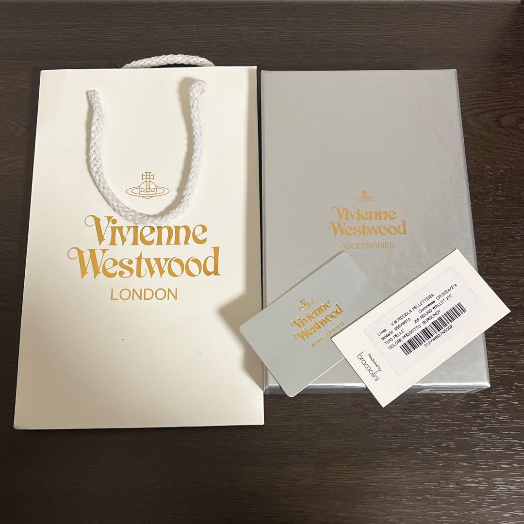 VivienneWestwood 財布　レッド　エナメル　型押し　長財布