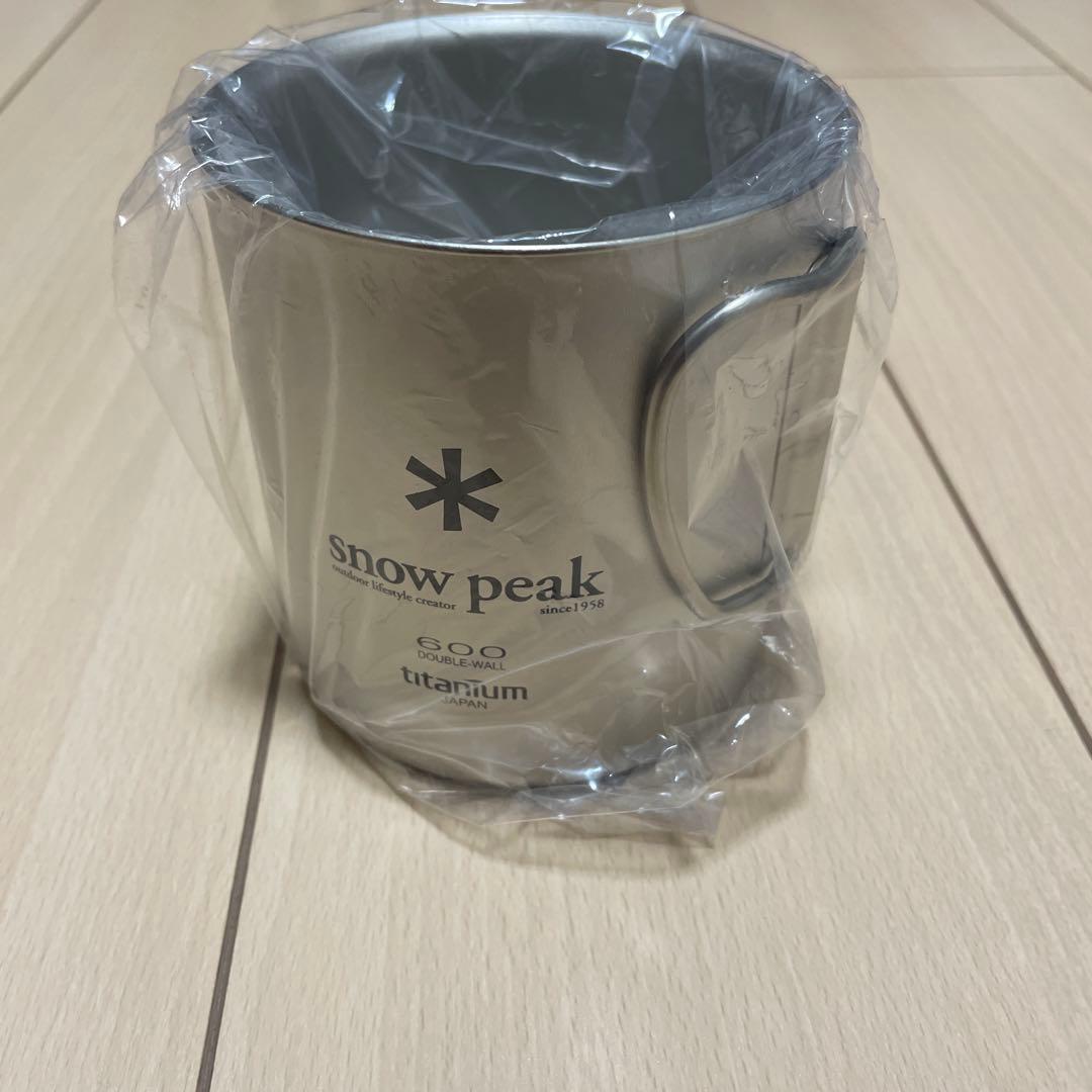 【新品】 peak チタン ダブルマグ600ml MG-054R