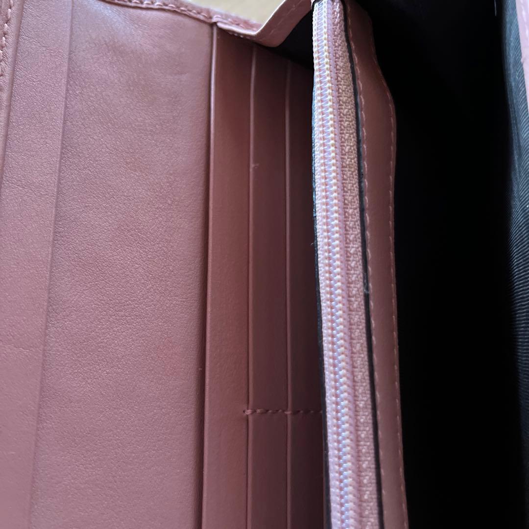 GUCCI長財布　ピンク　箱保存袋付き