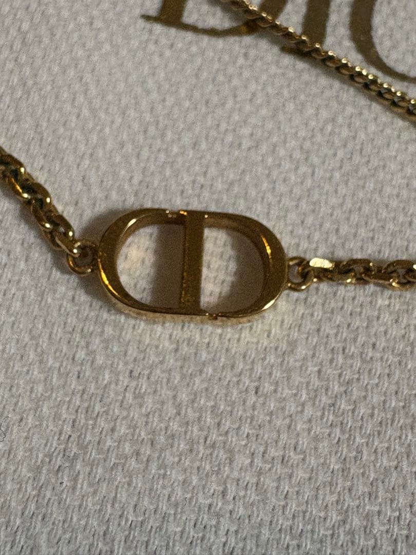 Petit CD ダブル ネックレス　dior ゴールド　2連