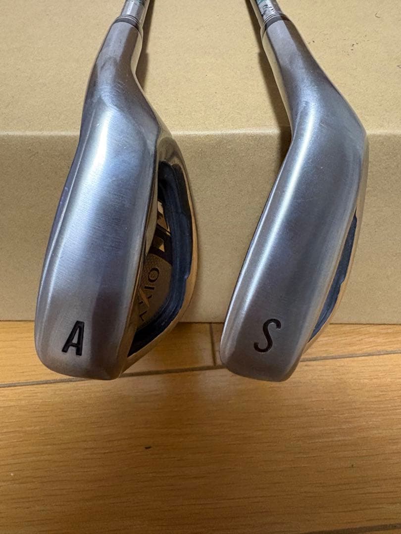 ゼクシオ9ウエッジ A・S 2本セット カーボンシャフトRフレックス