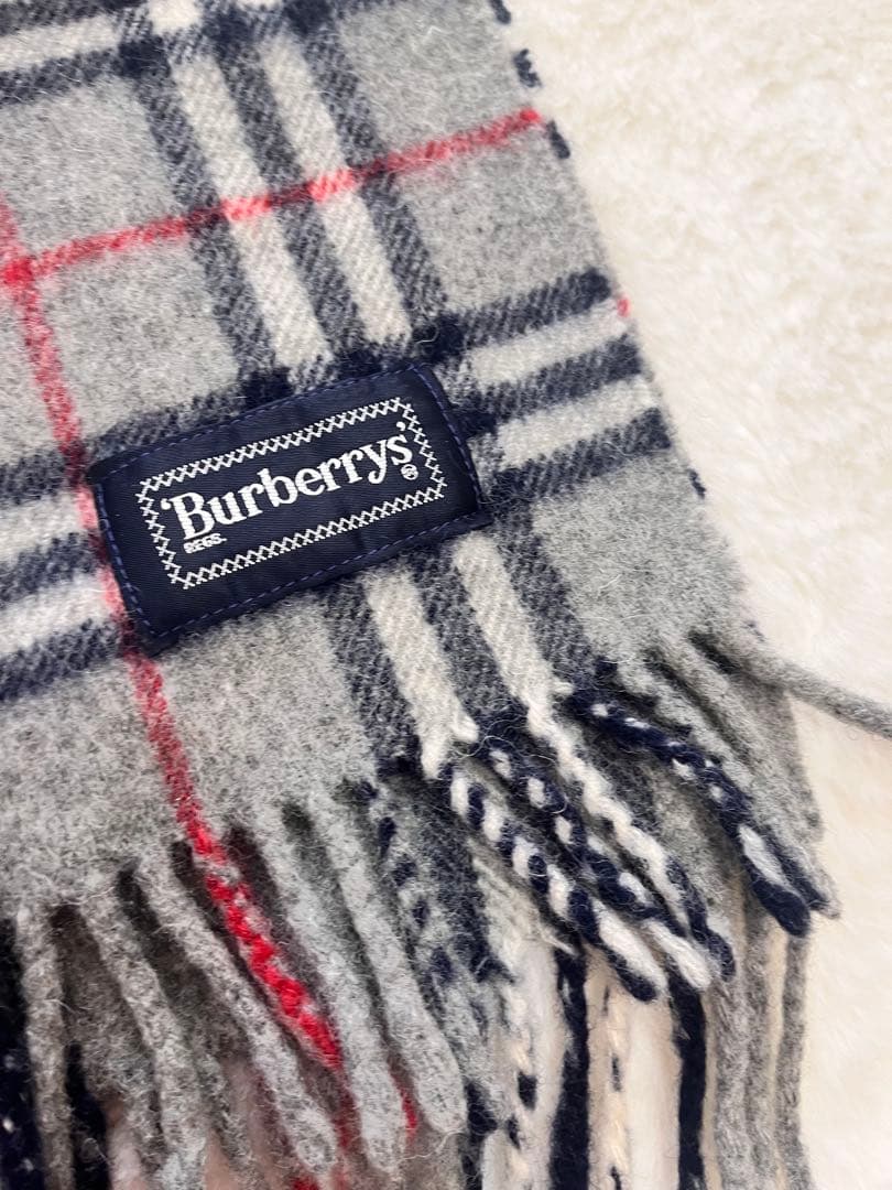 ⭐️超美品⭐️バーバリー　ひざ掛け　ブランケット　ベージュ　グレー　2枚セット