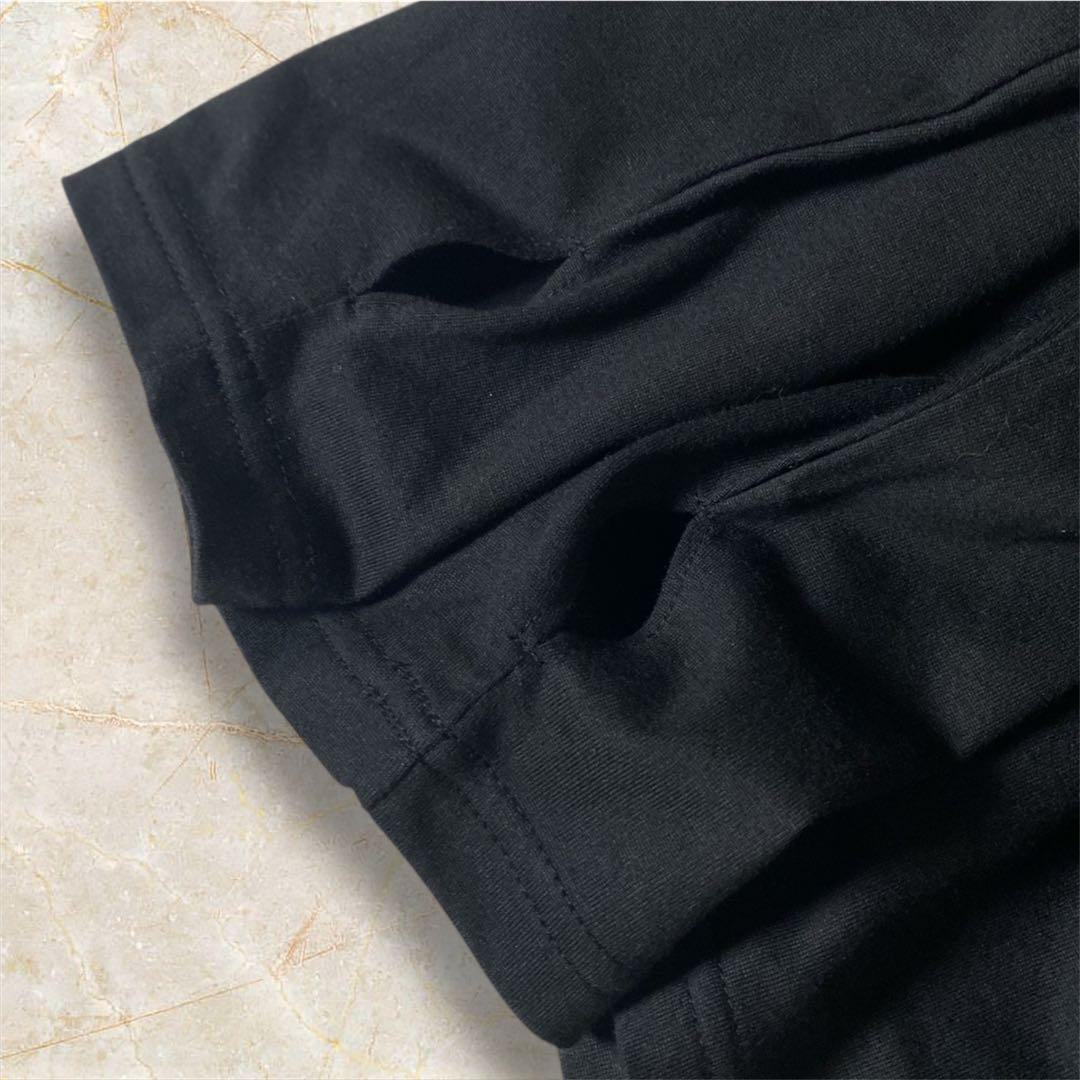 新品タグ付✨【ENFÖLD】 スビン天竺 BOX Aラインカットソー 38 黒