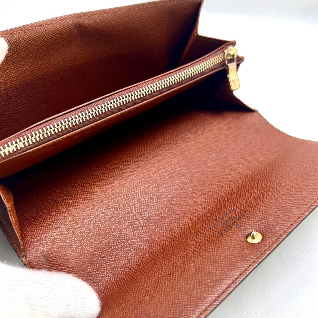 【美品】 ルイヴィトン モノグラム 旧型ポルトフォイユサラ M61725