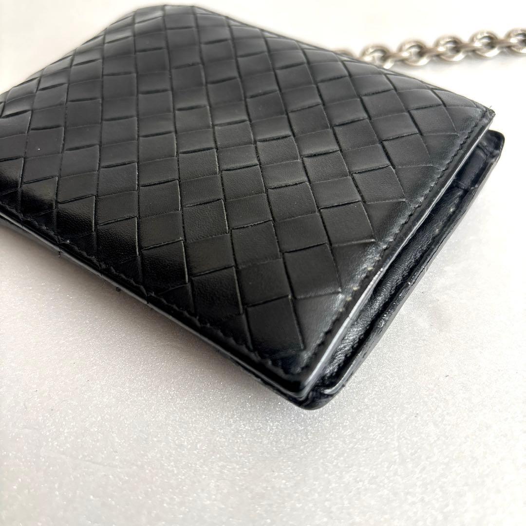 ボッテガヴェネタ　2つ折り財布　ウォレットチェーン