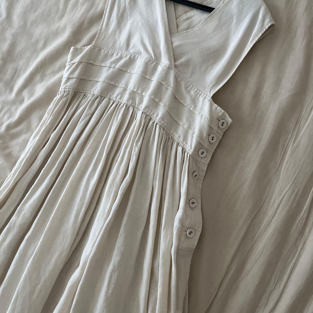 HYKE アイボリーワンピース