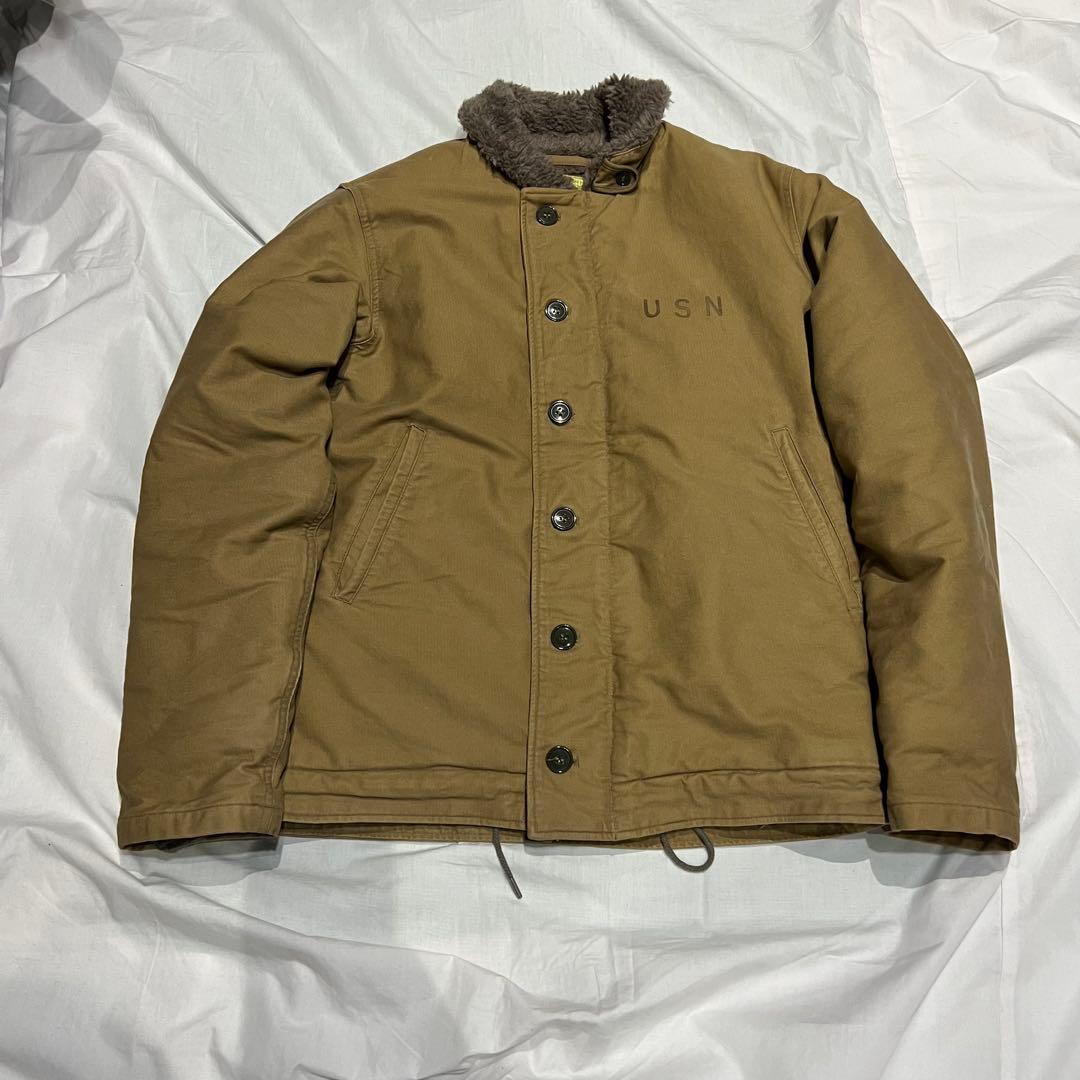 バズリクソンズ N-1 デッキジャケット USN ステンシル BR12031