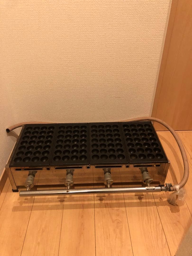 本日限定お値引‼️業務用たこ焼き器 天然ガス(都市ガス)112個