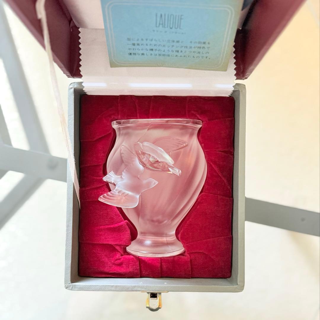 Lalique ルネ・ラリック　花瓶　フラワーベース