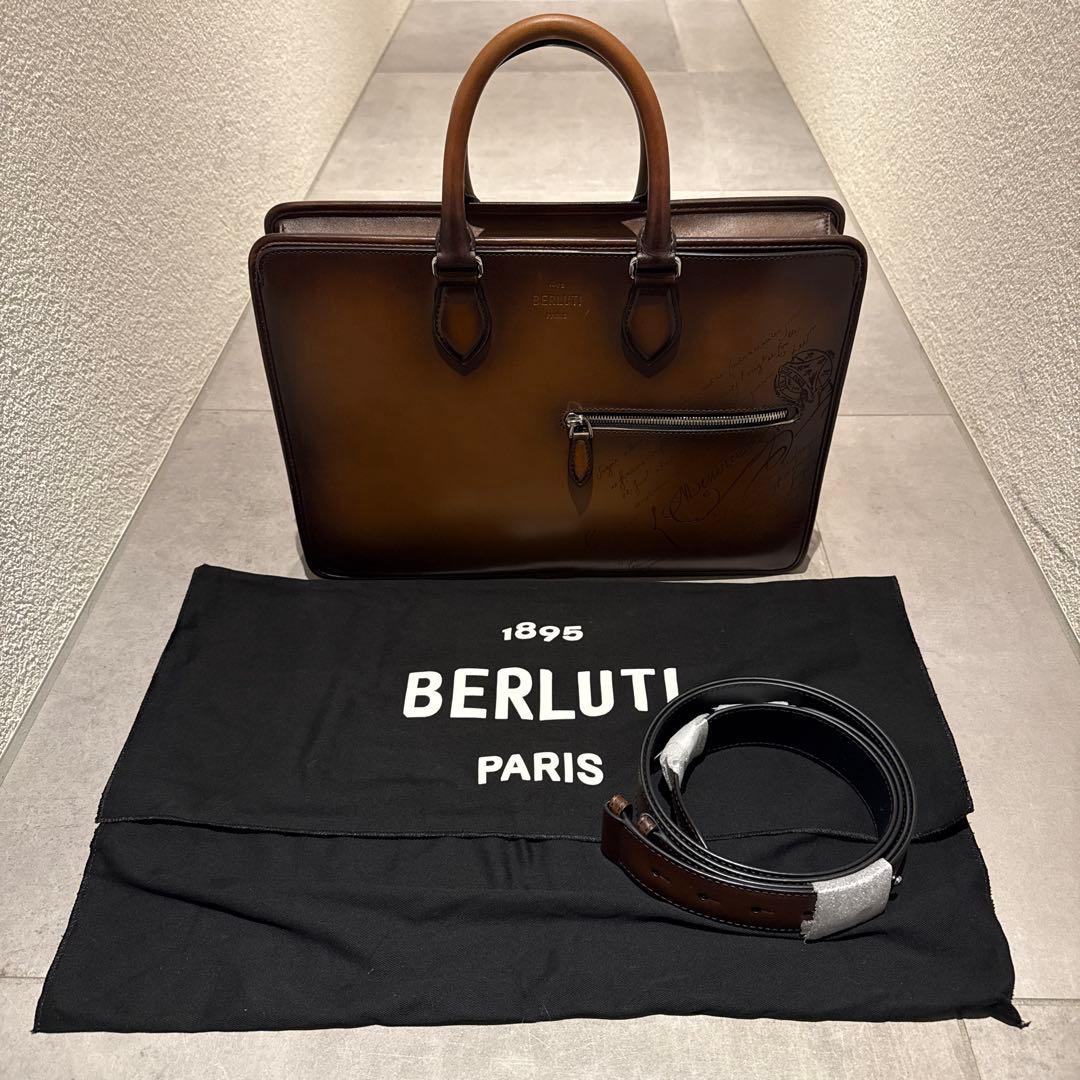 【美品】ベルルッティ アンジュール パティーヌレザー【定価682,000】希少