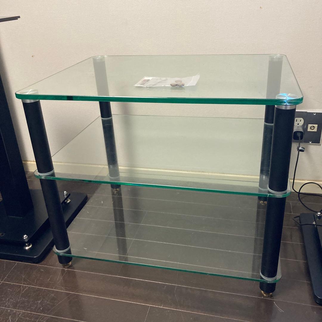 SoundMagic 防弾ガラスハイエンドモデル XS03GB オーディオラック