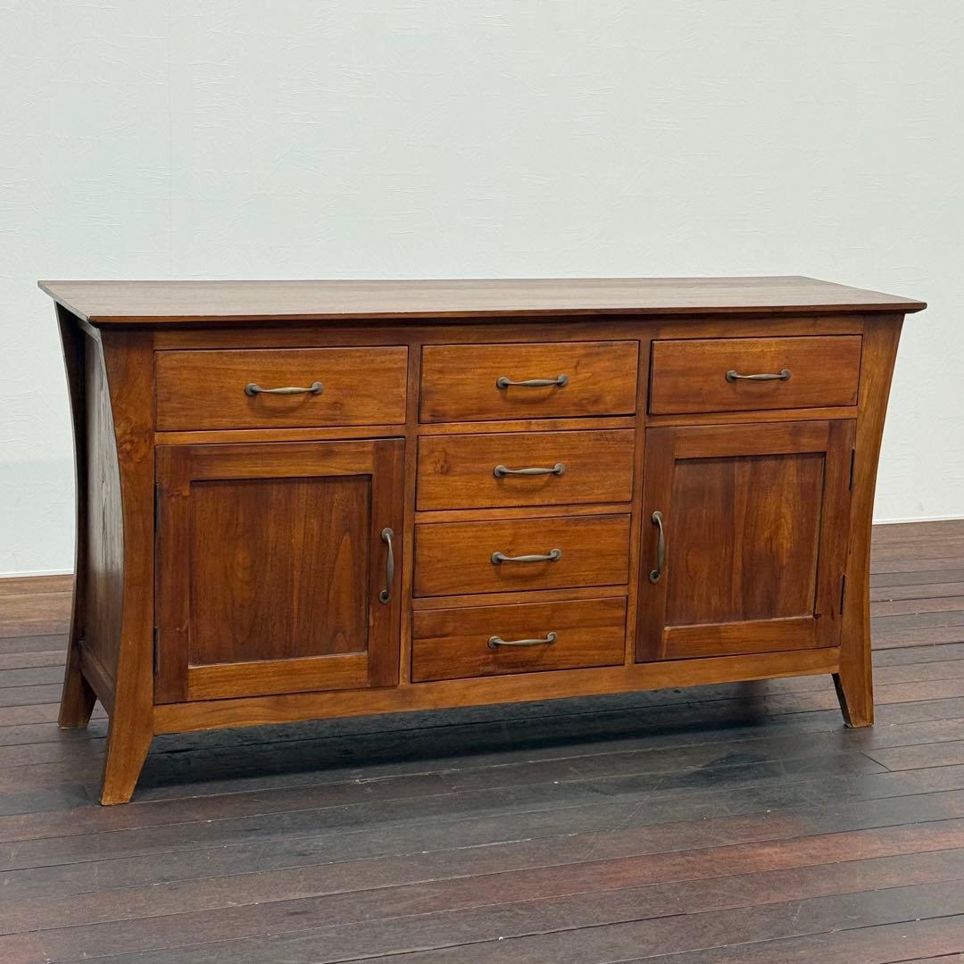 H21K57 コルベッティ チーク無垢 サイドボード