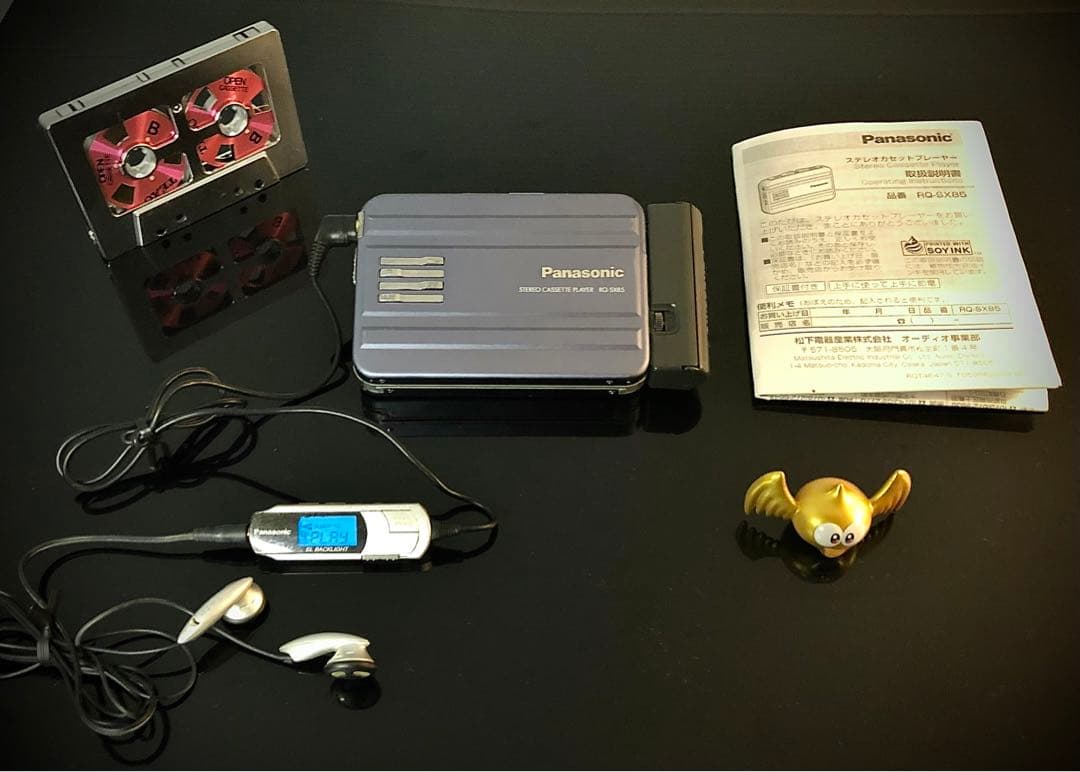 カセットウォークマンPanasonicRQ-SX85灰色「整備済み、完動美品」