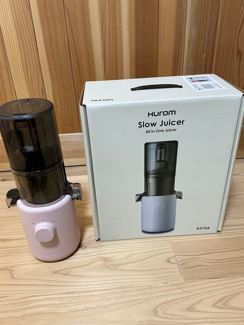 Hurom スロージューサー ピンク 箱付き　H310A