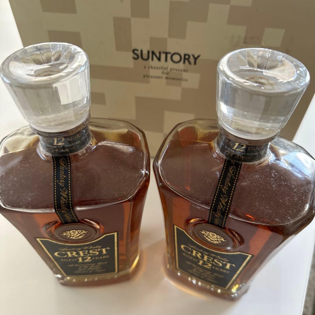 SUNTORY CREST 12 YEARS 2本セット