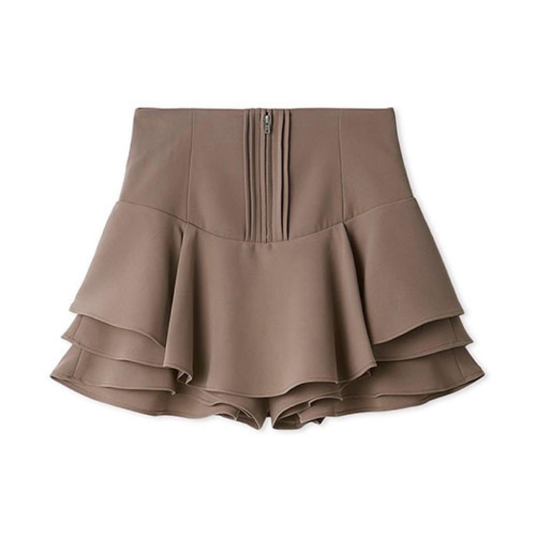 SNIDEL スナイデル レイヤードフリルミニスカショーパン MOC・1