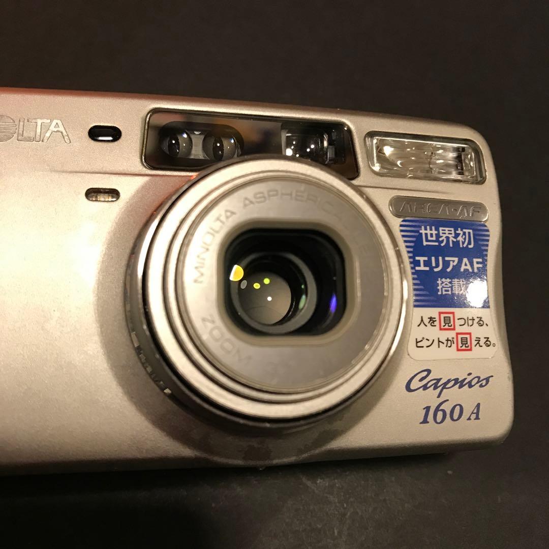 MINOLTA Capios160A フィルムカメラ 動作確認済 電池付き