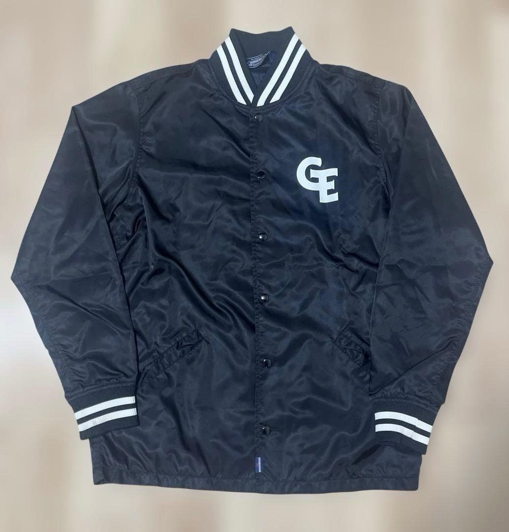 GOODENOUGH IVY ベンチジャケット　ナイロン　スタジャン　ブラック