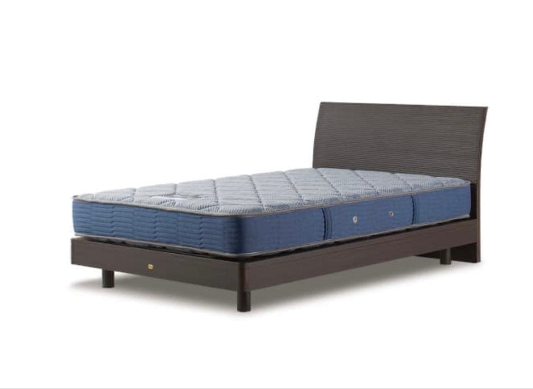 【】【シモンズ】木製ダブルベッドフレーム【販売8月まで】