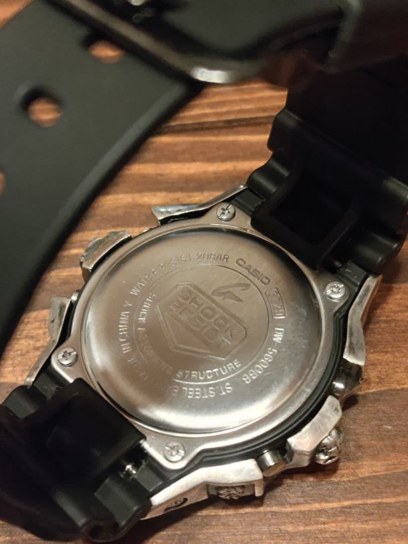 DW-5600BB silver925 シルバー ベゼル バイカー スカル 純銀