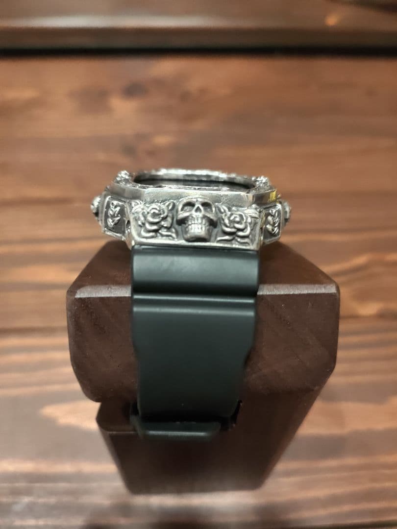 DW-5600BB silver925 シルバー ベゼル バイカー スカル 純銀