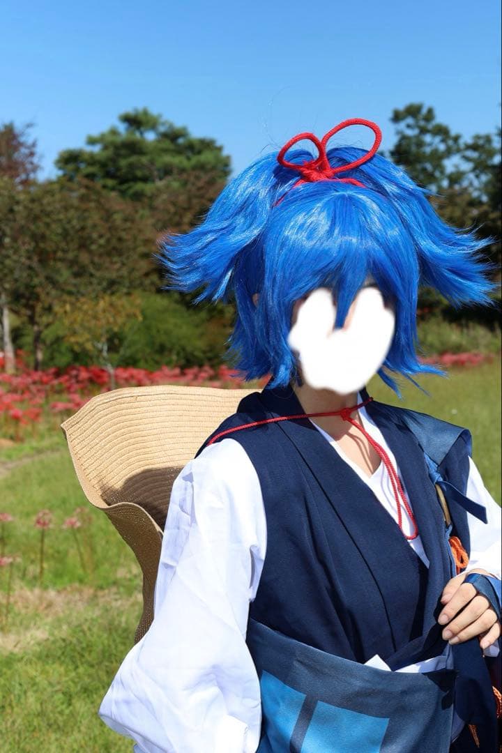 刀剣乱舞　小夜左文字　コスプレ衣装　ウィッグ　靴　番傘　フルセット