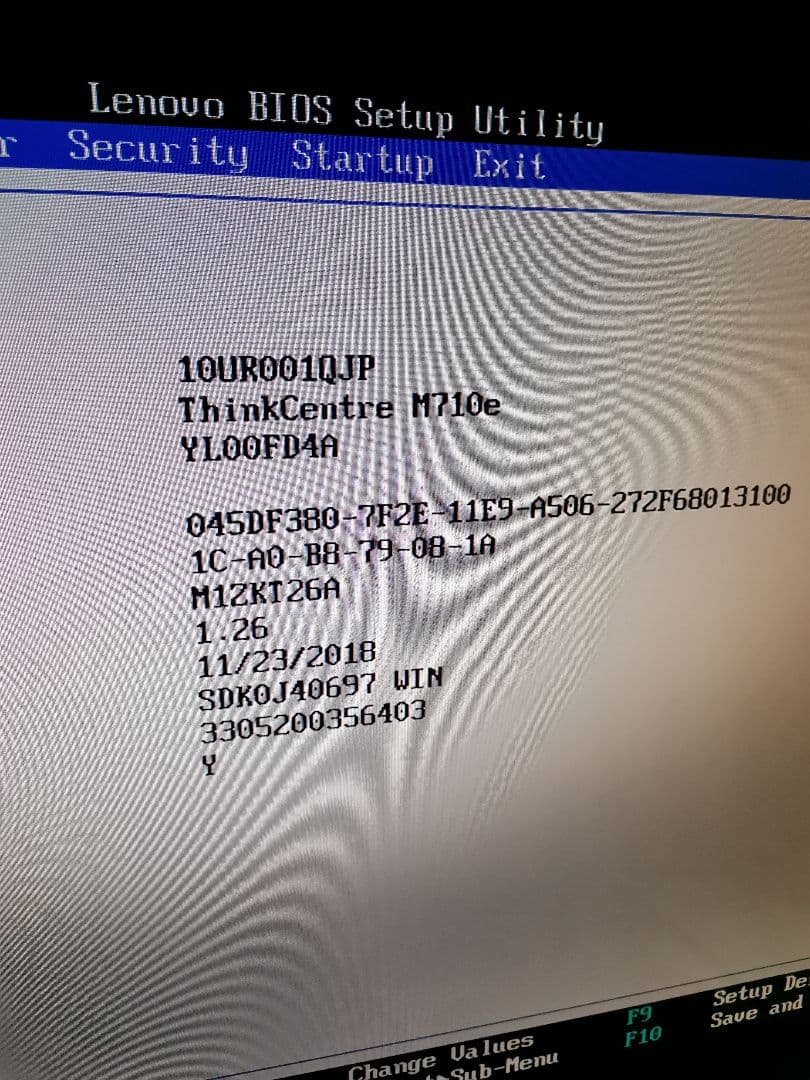 LenovoM710eCPUCelerong3900ジャンクメモリー16GB