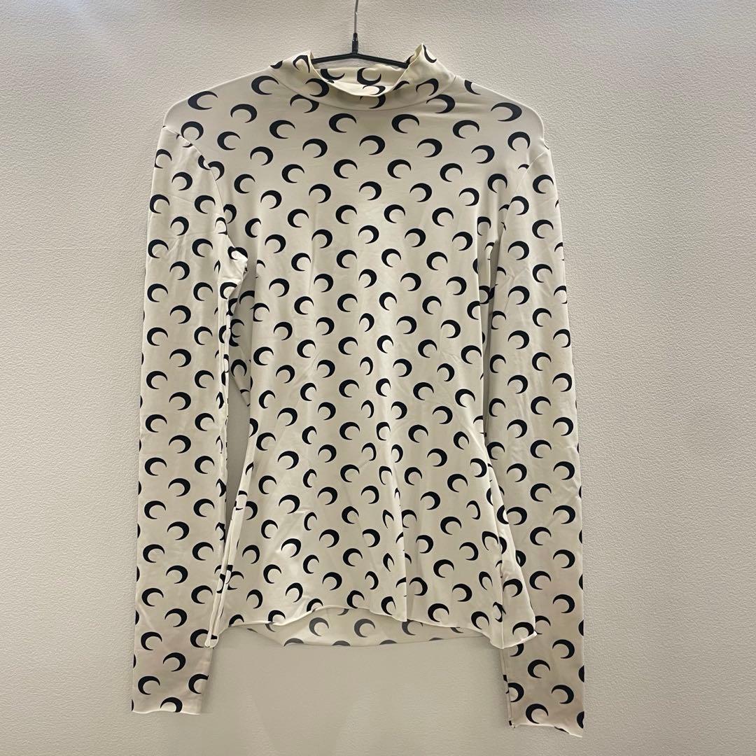 マリーンセル　MARINE SERRE ハイネック　カットソー