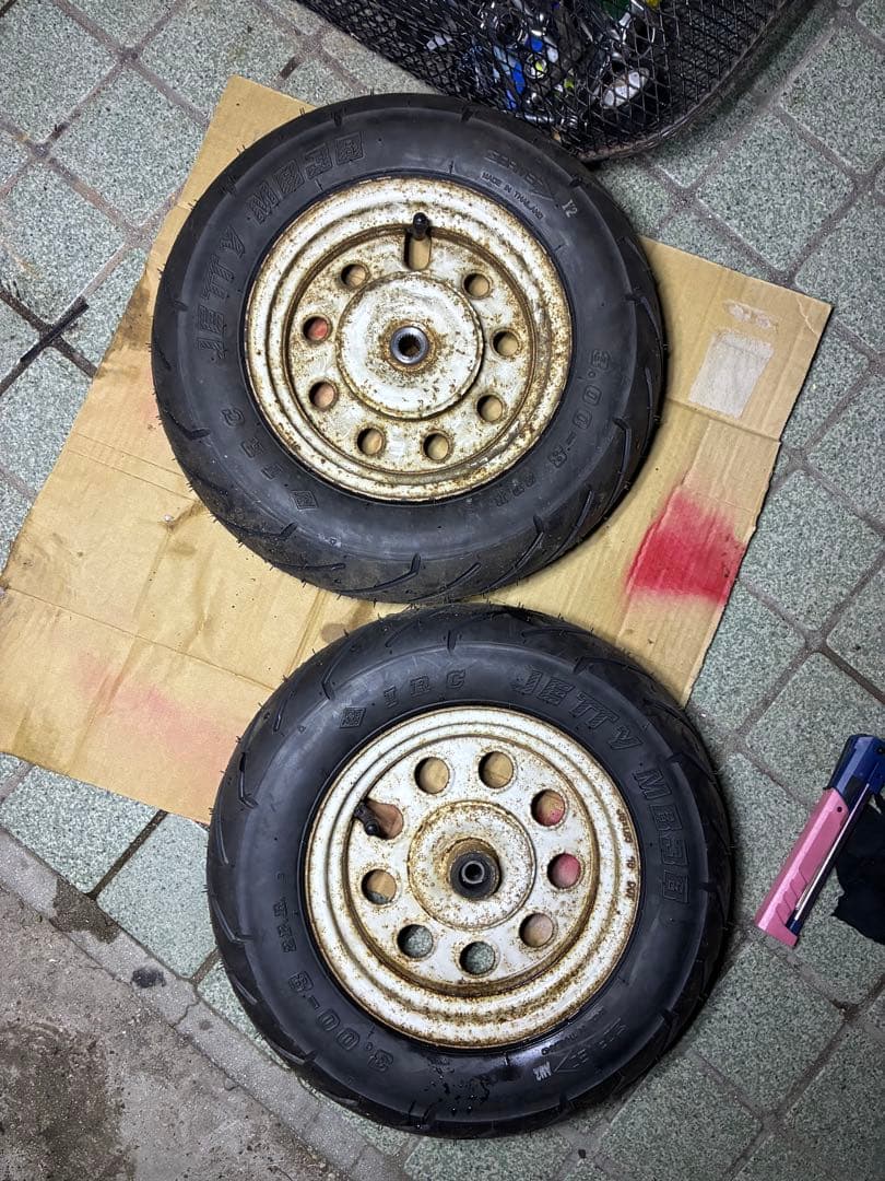 ホンダ dj1 ホイール 8インチ