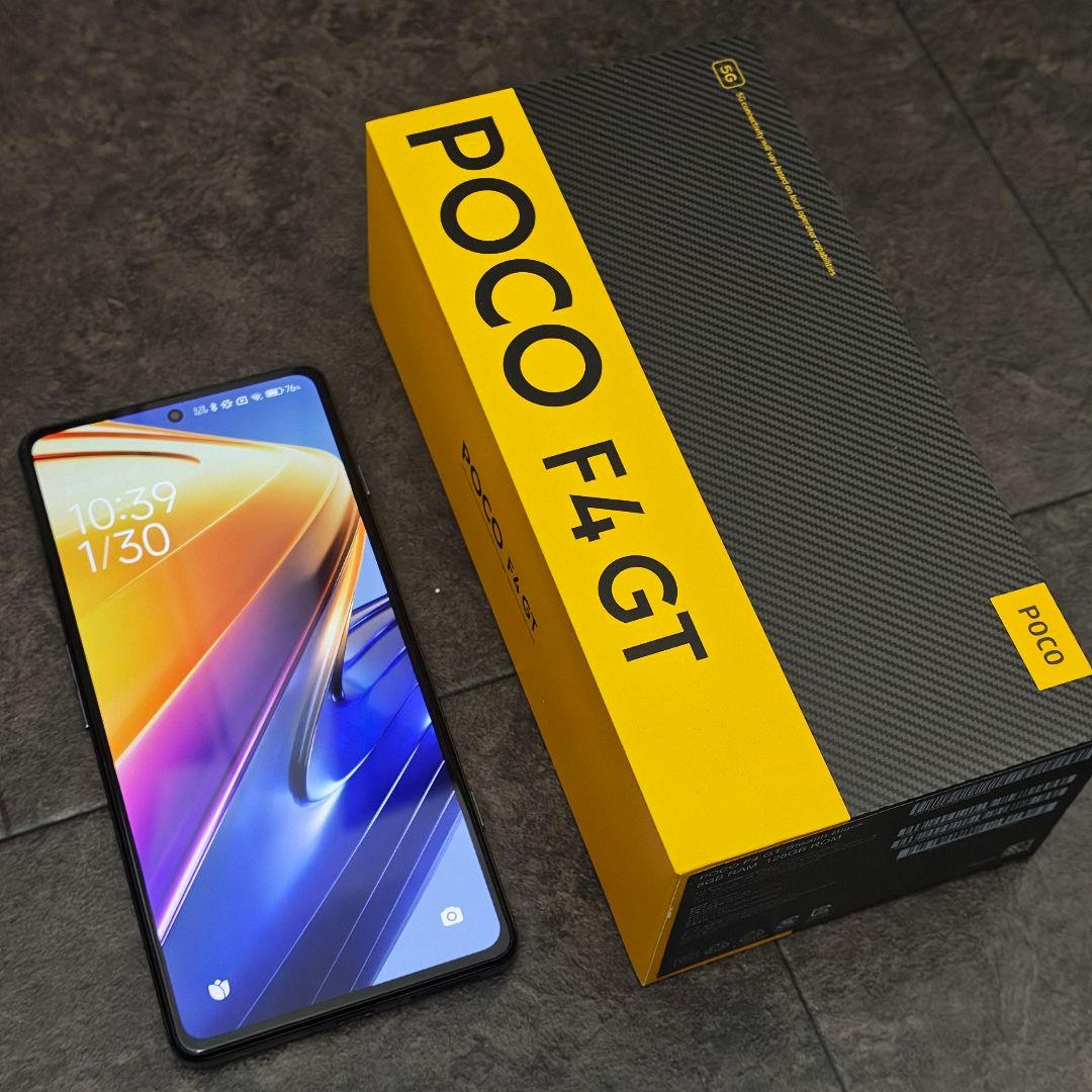 【ケース・フィルムおまけ多数】POCO F4 GT ブラック 8GB/128GB