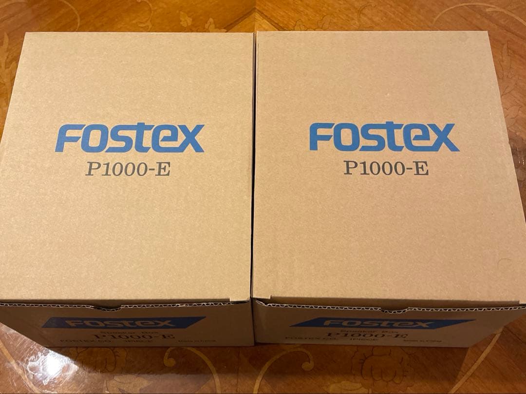 フォステクス FOSTEX バスレフ型スピーカーボックス(2台) P1000-E