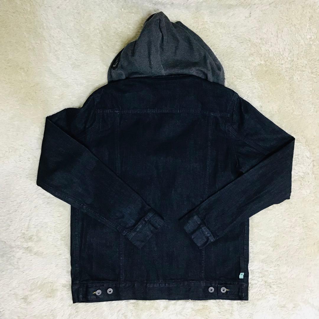 【タグ付き未使用品】VISSLA フード付きメンズデニムジャケット　ヴィスラ
